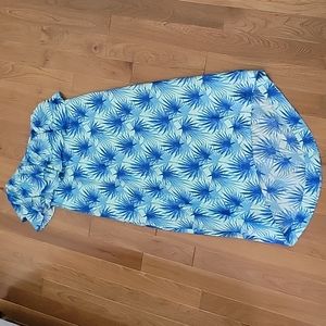 NWT Vineyard Vines one shoulder palm print‎ high low dress 2